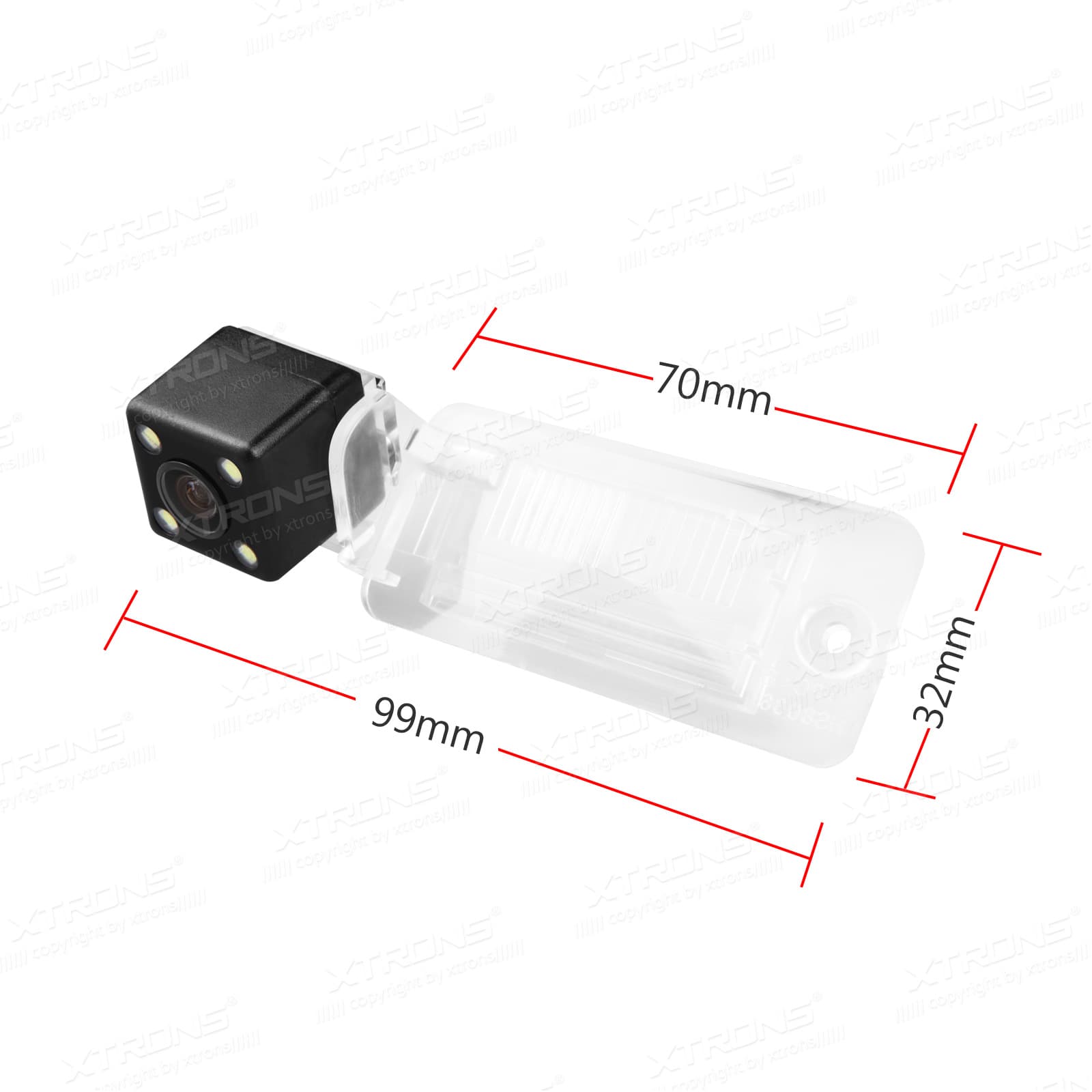 Audi A3, A4, S5 and Q7 Number Plate Light Reversing Camera with 160° View | ICE/SS/CAMA4A003, image 5 of 6