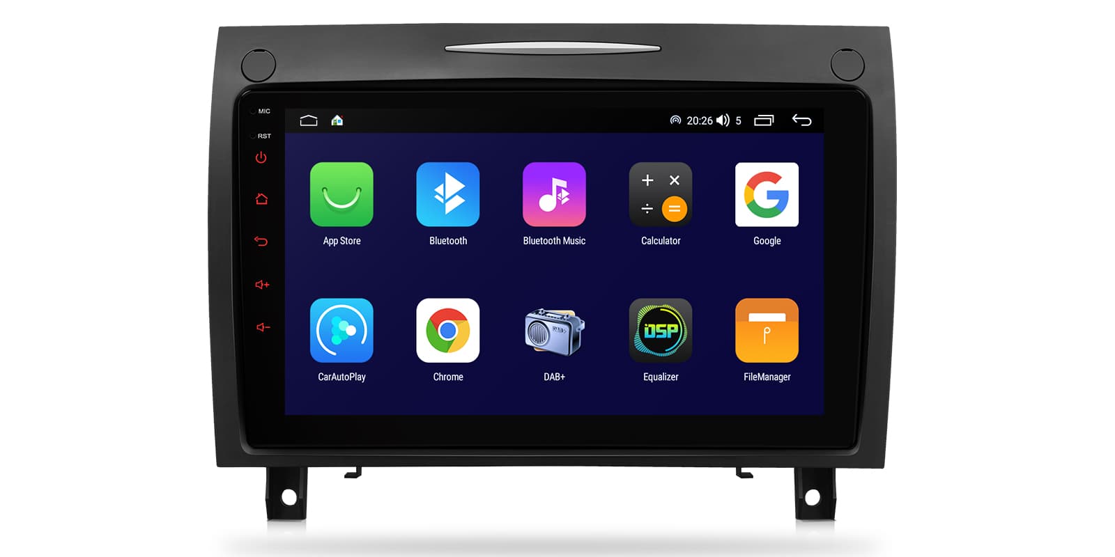 Mercedes-Benz SLK R171 9 inch Android Head Unit with Wireless CarPlay, Android Auto and 4G | IDP90M350, image 3 of 16