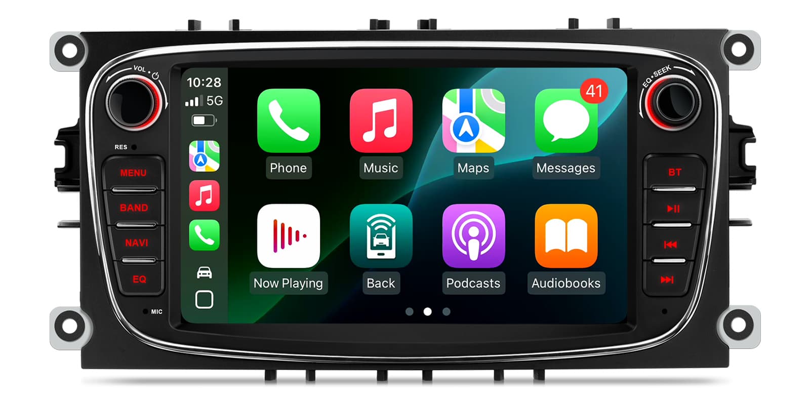 Ford Focus, Mondeo, C-Max and S-Max 7″ Android Head Unit with Wireless CarPlay and Android Auto | IDS70FSFBL, image 5 of 14