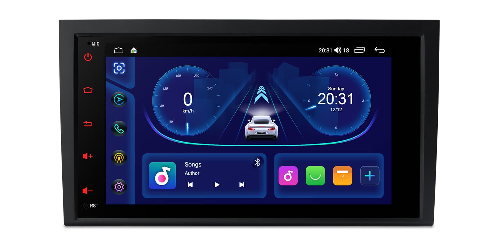 Audi A4 B6/B7 and SEAT Exeo 8 inch Android Head Unit with Wireless CarPlay and Android Auto | IDS80A4AL, image 1 of 15