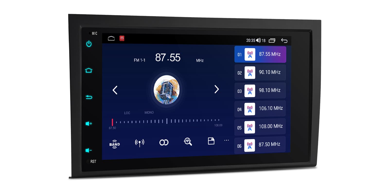 Audi A4 B6/B7 and SEAT Exeo 8 inch Android Head Unit with Wireless CarPlay and Android Auto | IDS80A4AL, image 8 of 15