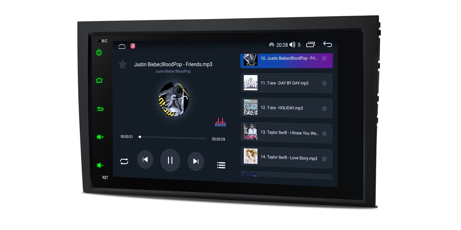 Audi A4 B6/B7 and SEAT Exeo 8 inch Android Head Unit with Wireless CarPlay and Android Auto | IDS80A4AL, image 9 of 15