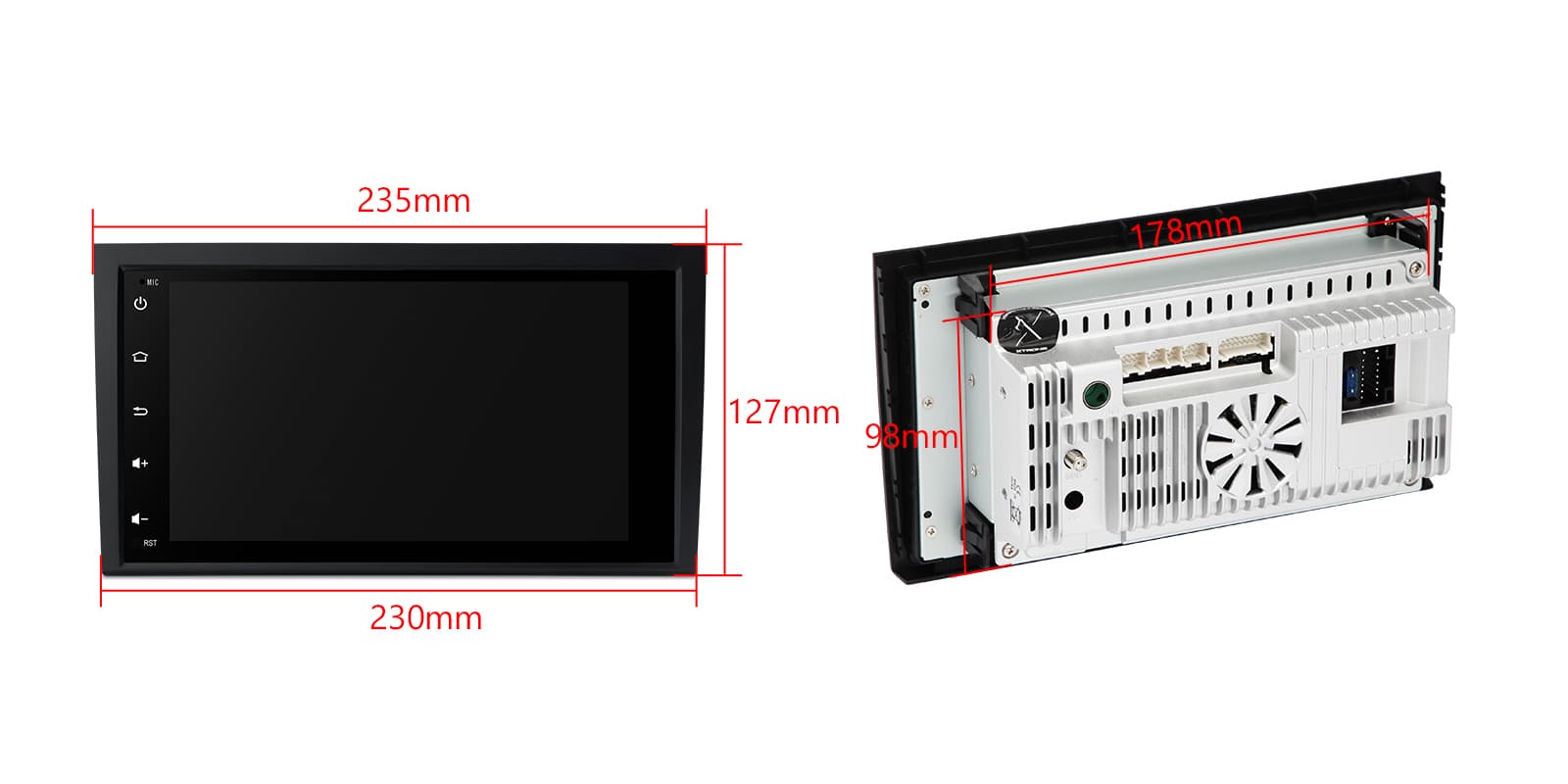 Audi A4 B6/B7 and SEAT Exeo 8 inch Android Head Unit with Wireless CarPlay and Android Auto | IDS80A4AL, image 11 of 15