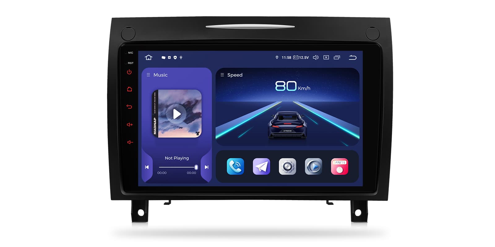 Mercedes-Benz SLK R171 9 inch Android 14 Head Unit with Wireless CarPlay, Android Auto and 4G | IQP94M350P, image 2 of 15