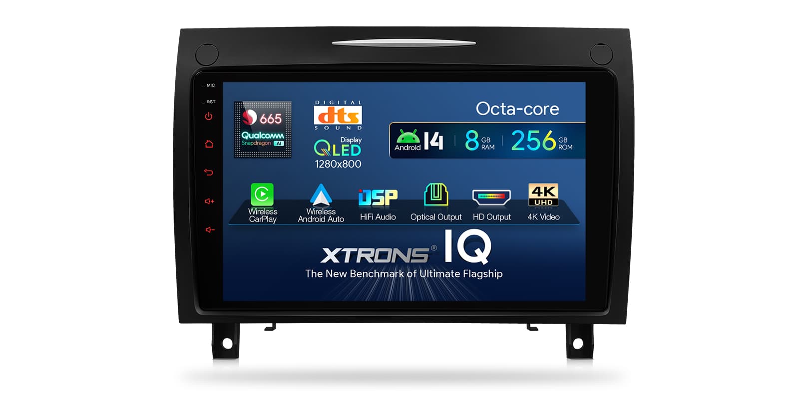 Mercedes-Benz SLK R171 9 inch Android 14 Head Unit with Wireless CarPlay, Android Auto and 4G | IQP94M350P, image 4 of 15