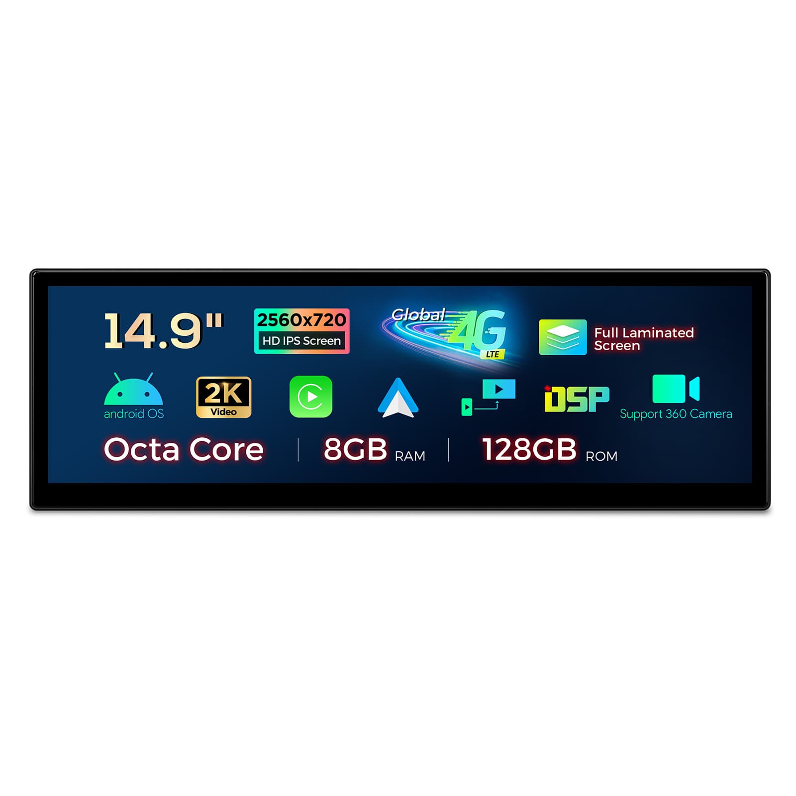 BMW 3 Series E90 CIC 14.9 Inch Android Head Unit with Wireless CarPlay, Android Auto and 4G | QLBH4492CI3, image 4 of 13