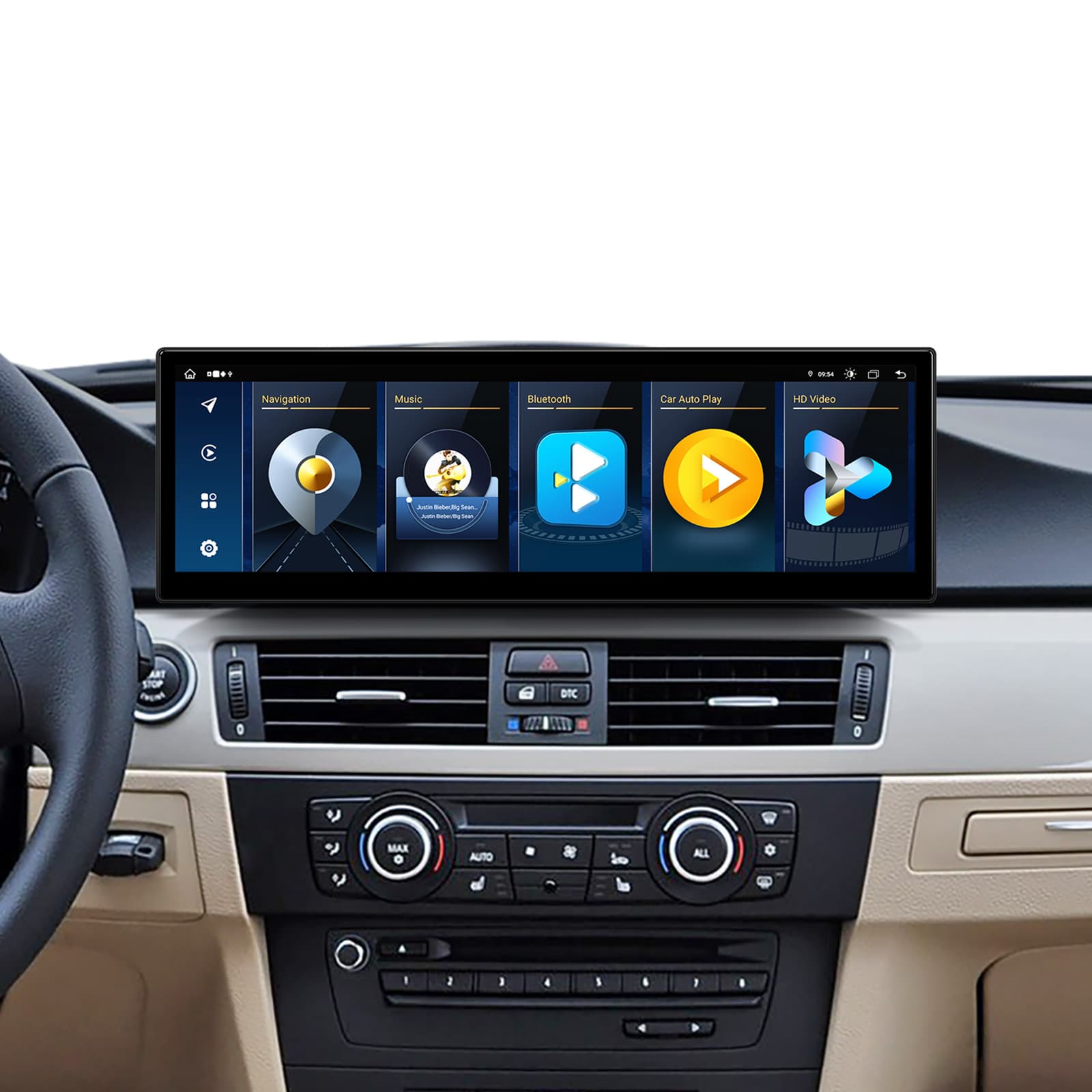 BMW 3 Series E90 CIC 14.9 Inch Android Head Unit with Wireless CarPlay, Android Auto and 4G | QLBH4492CI3, image 13 of 13