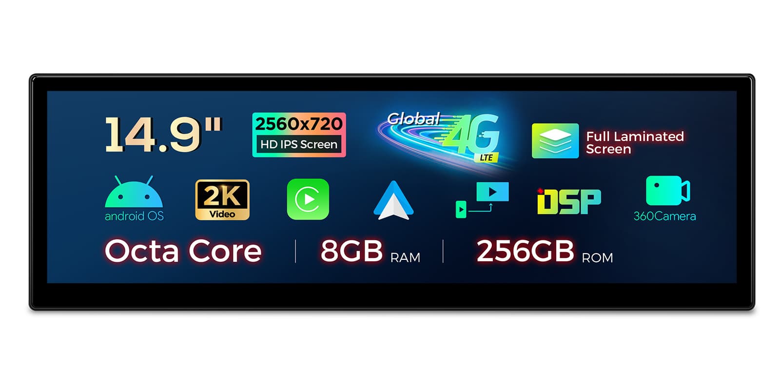 BMW 3 Series E90 CCC 14.9 Inch Android Head Unit with Wireless CarPlay, Android Auto and 4G | QLBX4492CC3, image 3 of 13