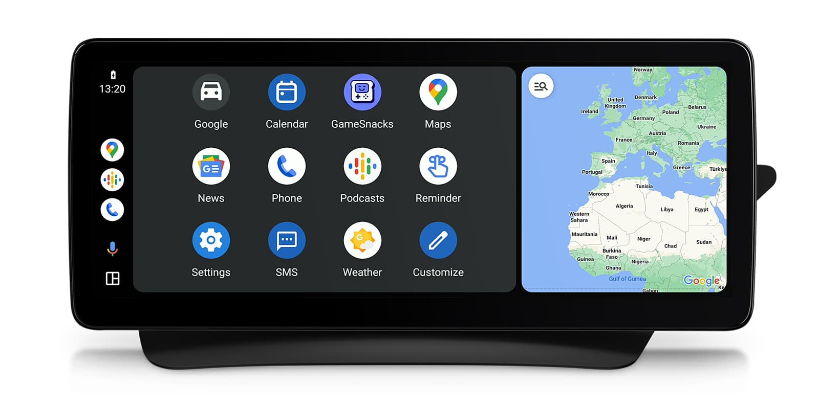 Mercedes E-Class 12.3 inch Android Screen with Wireless CarPlay, Android Auto and 4G | QLM2240M12ECR, image 5 of 14