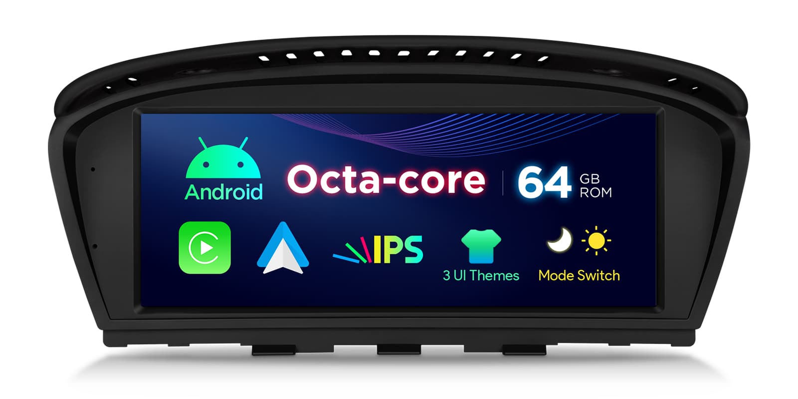 BMW 3 Series E90 and 5 Series E60 CCC 8.8″ Android Screen with Wireless CarPlay | QTB8060CC, image 5 of 16