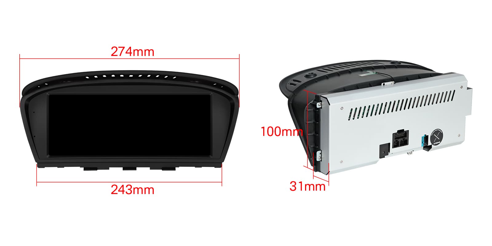 BMW 3 Series E90 and 5 Series E60 CCC 8.8″ Android Screen with Wireless CarPlay | QTB8060CC, image 13 of 16